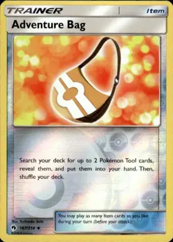 Pokemon Reverse Holo Adventure Bag SM - Lost Thunder 167/214 LP - Image 1