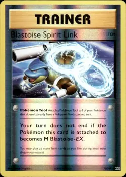 Pokemon Reverse Holo Blastoise Spirit Link XY - Evolutions 73/108 LP - Image 1