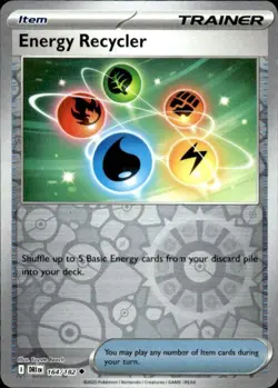 Pokemon Reverse Holo Energy Recycler SV10: Destined Rivals 164/182 LP - Image 1