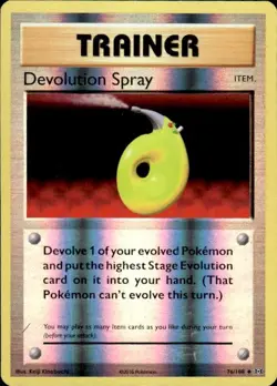Pokemon Reverse Holo Devolution Spray XY - Evolutions 76/108 LP - Image 1