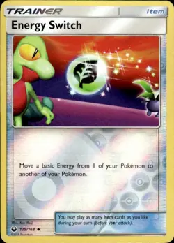 Pokemon Reverse Holo Energy Switch SM - Celestial Storm 129/168 LP - Image 1
