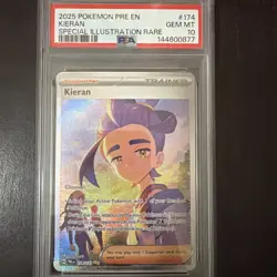 2025 Kieran 174 174/131 Sv: Prismatic Evolutions Holo PSA 10 Pokemon - Image 1