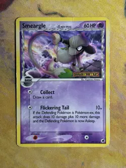 Smeargle 39/101 Stamp EX Dragon Frontiers Pokemon Delta Species Reverse Holo HP - Image 2