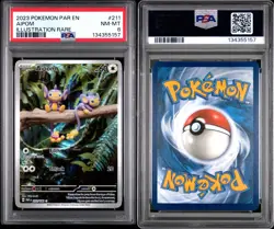 2023 Pokemon * Aipom * 211 * Paradox Rift * Illustration Rare * SV04 * PSA 8 - Image 3