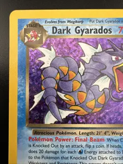 Dark Gyarados 8/82 Pokemon Celebrations: Classic Collection Holo NM - Image 4