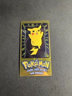 Pokemon TOPPS Series 1 - Complete JUMBO Boxtopper set 5/5 - EXC Tin topper 1999 - Image 2