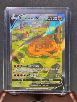 Pokemon Charizard V Full Art Promo Holo 220 HP SWSH260 Sword & Shield - Image 1