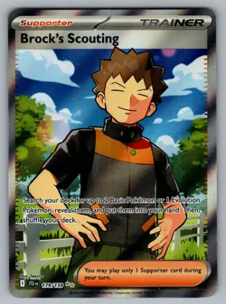 Brock's Scouting Ultra Rare SV09: Journey Together 179/159 Pokemon NM - Image 1