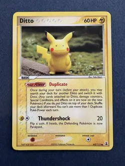 Ditto (Pikachu) 63/113 -Yuka Mori - Non-Holo Ex Delta Species Pokemon TCG - Image 1