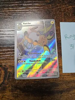 Pokemon Raichu #211 TCG (Read Description) Print Error - Image 3