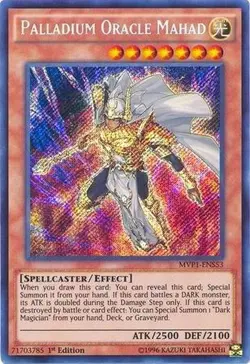 Yugioh - Palladium Oracle Mahad (Secret Rare) (1st Edition) - MVP1-ENS53 (P) - Image 1