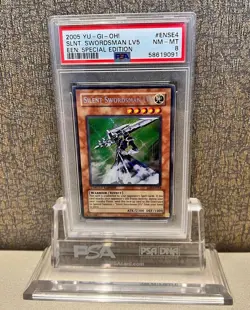 2005 YU-GI-OH! Silent Swordsman LV5 #ENSE4 EEN Special Edition PSA 8 NM-MT - Image 1