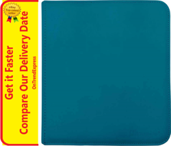 ULTRA PRO Binder 12 pocket Zippered PRO Binder Holds 480 Cards TEAL INSTOCK - Image 1