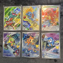 Pokemon TCG First Partner Illustration Collection Cards x6 | Ready To Ship✅ | - Image 1