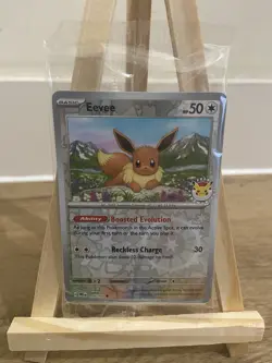 Pokemon Prismatic Evolutions Eevee Promo Card - Image 3