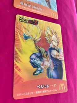 Dragon Ball Z 3D Motion Cards (4 pieces) McDonald's PSA10 Appraisal Rare Brand - Image 5
