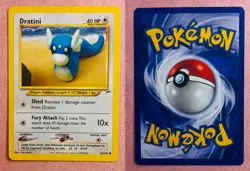 Dratini 63/105 Neo Destiny | 2002 WOTC Vintage Yuka Morii Pokemon TCG Card | NM - Image 3
