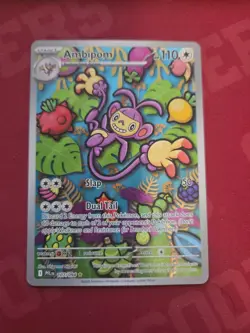 Pokemon TCG Ambipom 107/94 Phantasmal Flames Illustration Rare - Image 1