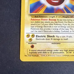 1999 Pokemon Electrode Base Set Unlimited 21/102 - Image 5