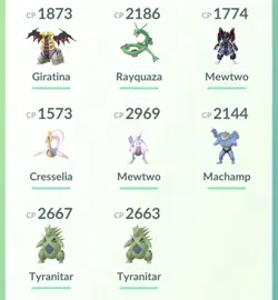 Pokemon Go PTC Acc, Guaranteed Lucky Armor Mewtwo, 98% Rayquaza - Image 3