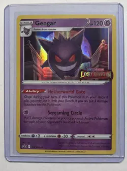 Pokemon Gengar - SWSH241 - Black Star Promo - Lost Origin Prerelease STAMP NM 04 - Image 1