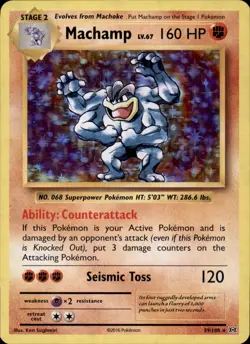 Machamp 59/108 Holo - Pokemon XY - Evolutions - Image 1