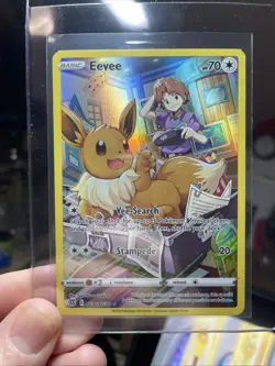 Pokemon TCG Eevee TG11/TG30 Brilliant Stars Trainer Gallery Holo Rare NM minus - Image 2