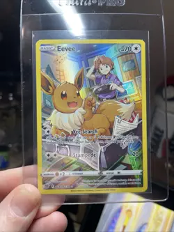 Pokemon TCG Eevee TG11/TG30 Brilliant Stars Trainer Gallery Holo Rare NM minus - Image 4