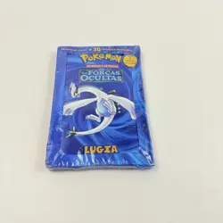 2006 LUGIA POKEMON TCG "EX Unseen Forces Half Theme Deck" Book Portuguese SEALED - Image 1