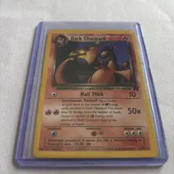 Pokemon Dark Charizard 21/82 Team Rocket 80 HP Rare Unlimited Regular - Image 1
