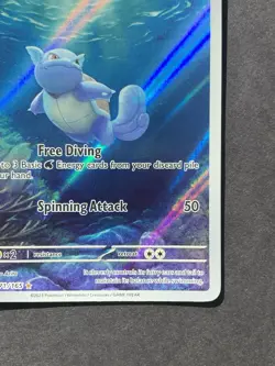 Wartortle 171/165 - Scarlet & Violet 151 Full Art Holo Rare Pokemon TCG - Image 5