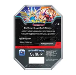 Pokemon TCG: Slashing Legends Tin Zacian EX - Brand New & Factory Sealed - Image 2
