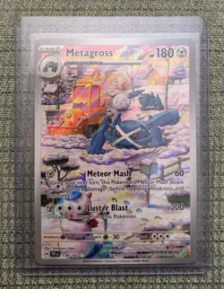 Pokemon Metagross 178/162 Temporal Forces Illustration Rare! - Image 1