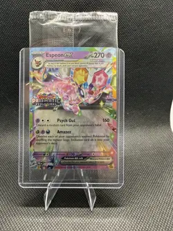 Pokemon TCG Prismatic Evolutions Espeon EX #034/131 Stamped Promo, Sealed - Image 1
