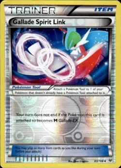 Pokemon Reverse Holo Gallade Spirit Link XY - Roaring Skies 83/108 LP - Image 1