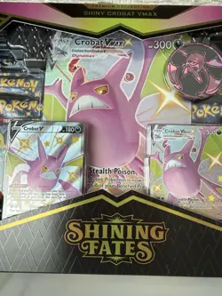 Pokemon TCG SHINY CROBAT VMAX Shining Fates Premium Collection (NEW) 820650808715 - Image 3