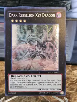 Dark Rebellion Xyz Dragon (Ghost Rare) NECH-EN053 The New Challengers Unlimited - Image 1