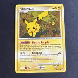 Pikachu 94/123 Mysterious Treasures Non Holo Pokemon Card - Image 1