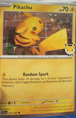 Pokemon Center Exclusive (Sold Out) Opening Scene Pin+Pikachu Card (Holo Swirl). - Image 3