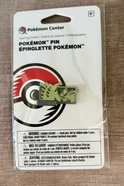 Pokemon Center Exclusive (Sold Out) Opening Scene Pin+Pikachu Card (Holo Swirl). - Image 5
