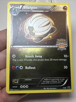MP- Shelgon 7/20 Regional Championships 2012 Stamped Reverse Holo Pokemon Card - Image 2