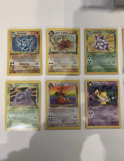 Lot of 10 pokemon cards Holo & Ordinary . Three 1st Edition . 1999 Edition - Image 2