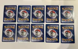 Lot of 10 pokemon cards Holo & Ordinary . Three 1st Edition . 1999 Edition - Image 4