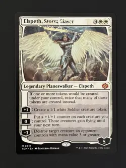 MTG Elspeth, Storm Slayer - Tarkir: Dragonstorm - 0011 Non-Foil - NM - Image 1