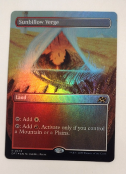 Sunbillow Verge (Borderless) FOIL - Aetherdrift (DFT) - EN - R 0373 - Image 1