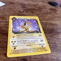 Pokemon TCG Team Rocket Dark Jolteon Card 38/82 LP - Image 2