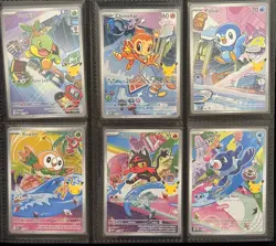 Pokemon First Partner Illustration Collection Promos Full MEP 040 - MEP 045 x6 - Image 1