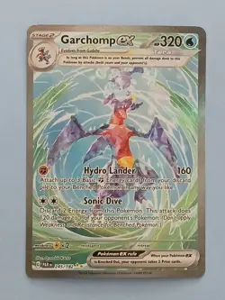 Pokemon Paradox Rift Garchomp ex 245/182 Special Illustration Rare - Image 1