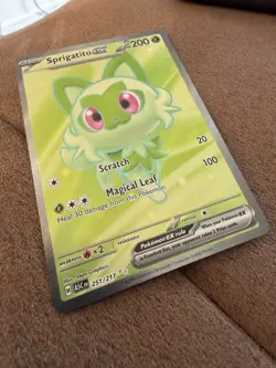 Sprigatito 251/217 Full Art Ascended Heroes - Pokemon TCG Near Mint Card Secret - Image 1