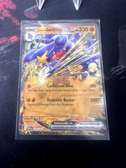 Pokemon TCG Cynthia's Garchomp EX 104/182 Double Rare Holo- Destined Rivals NM 1 - Image 1